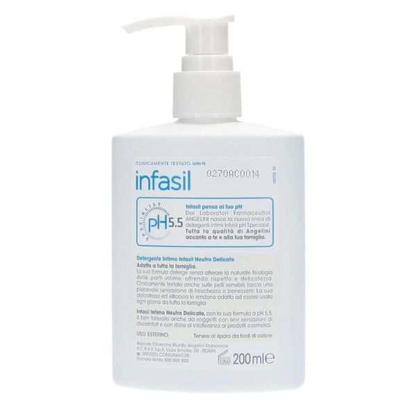 Infasil Detergente Intimo Neutro Delicato 200ml Detergente intimo INFASIL