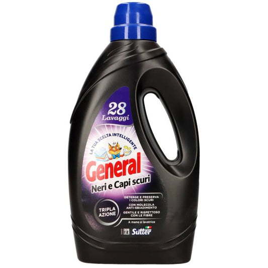 GENERAL DETERSIVO LIQUIDO LAVATRICE 28 LAVAGGI CAPI SCURI