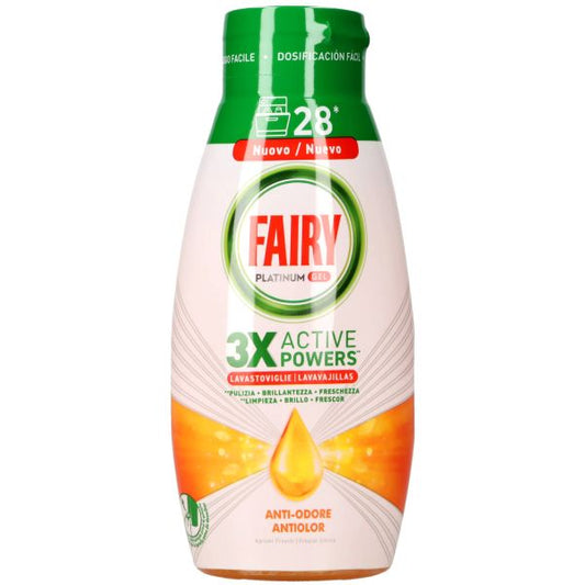 FAIRY DETERSIVO LAVASTOVIGLIE GEL ANTIODORE 504ML