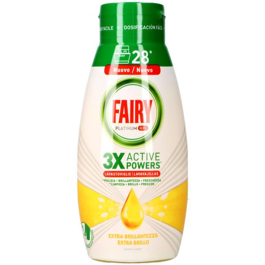 FAIRY DETERSIVO LAVASTOVIGLIE GEL LEMON 504ML