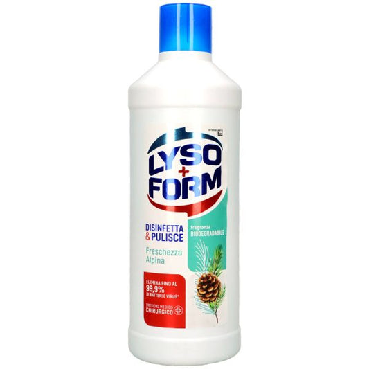 LYSOFORM DETERSIVO PAVIMENTI FRESCHEZZA ALPINA 1.1LT