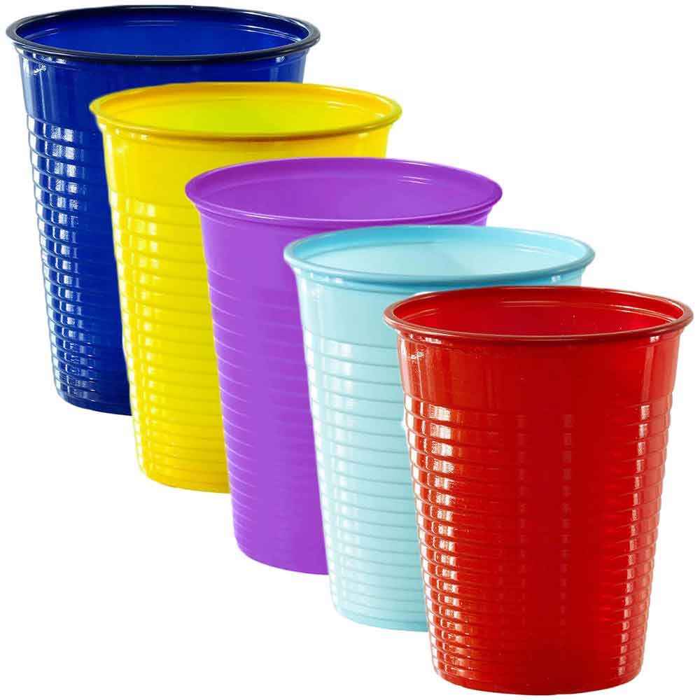 PARTY LINE BICCHIERI ACQUA MONOUSO COLORATI TAVOLA MONOUSO LULU