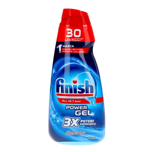 FINISH GEL LAVASTOVIGLIE POTERI SGRASSANTI 30 LAVAGGI 600ML