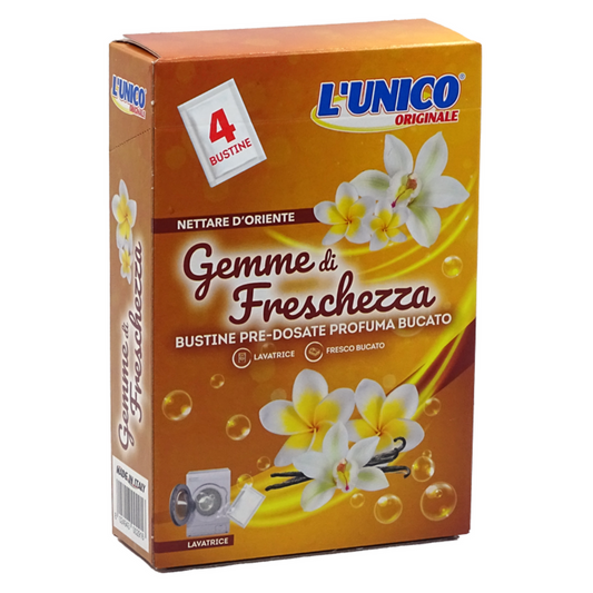 L'UNICO BUSTINE PRE DOSATE PROFUMA BUCATO NETTARE D'ORIENTE