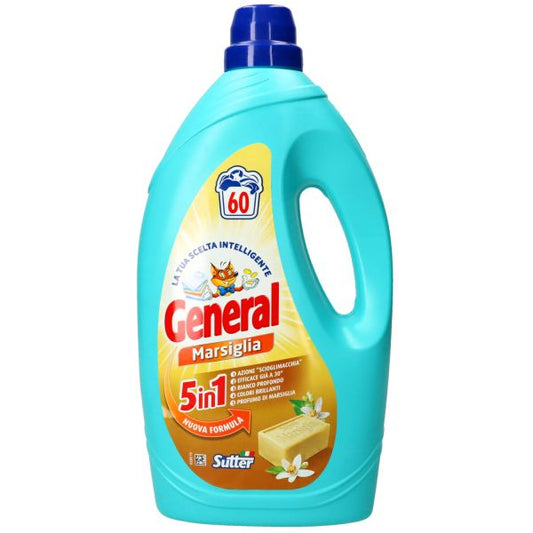 GENERAL DETERSIVO LIQUIDO LAVATRICE 60 LAVAGGI MARSIGLIA