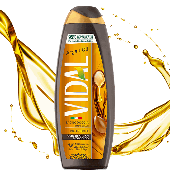 Vidal Bagnodoccia Olio di Argan 500ml bagnoschiuma VIDAL