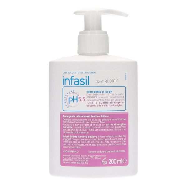 Infasil Detergente Intimo Lenitivo 200 ml Detergente intimo INFASIL