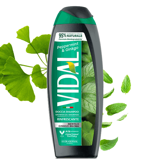Vidal Bagnodoccia Menta e Ginkgo 500ml bagnoschiuma VIDAL