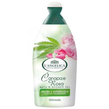 L'ANGELICA BAGNOSCHIUMA CANAPA E ROSA 500ML