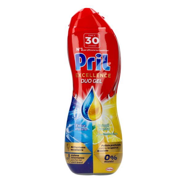 PRIL DUOGEL LAVASTOVIGLIE SCIOGLIGRASSO LIMONE 30 LAVAGG