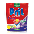 Pril Tutto in 1 Extra Lavastoviglie Limone 24 Tabs Detersivo piatti e stoviglie PRIL