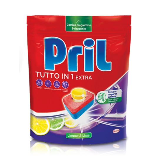 Pril Tutto in 1 Extra 24 Tabs Limone & Lime