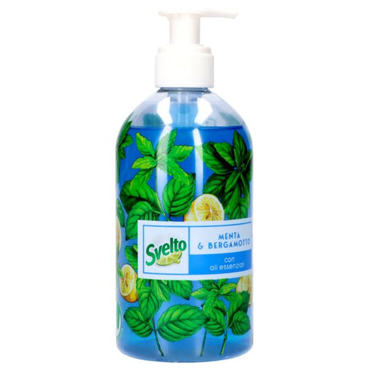 SVELTO DETERSIVO PIATTI CON DOSATORE MENTA E BERGAMOTTO 450ML