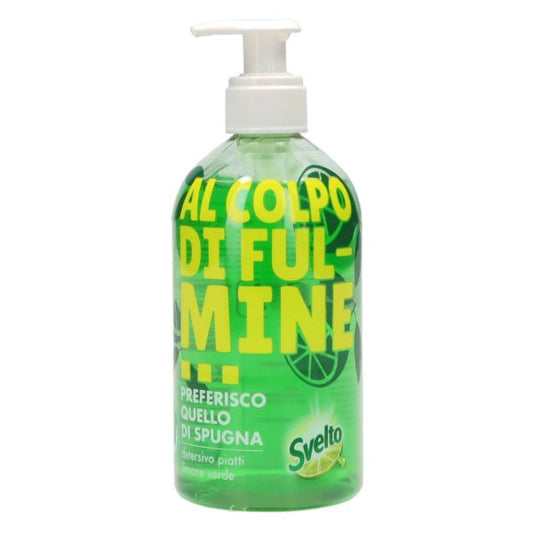 SVELTO DETERSIVO PIATTI LIMONE VERDE CON DOSATORE 450ML