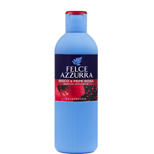 FELCE AZZURRA BAGNODOCCIA IBISCO E PEPE ROSA