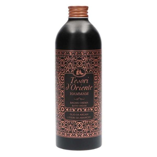 TESORI D´ORIENTE BAGNO CREMA HAMMAM DELICATO CON OLIO DI ARGAN E FIORI DI ARANCIO 500 ML