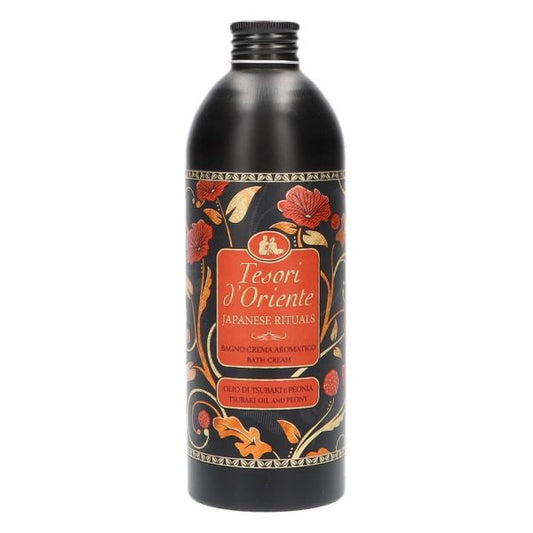 TESORI D'ORIENTE BAGNOSCHIUMA JAPANESE RITUAL AROMATICO OLIO DI TSUBAKI E PEONIA 500 ML