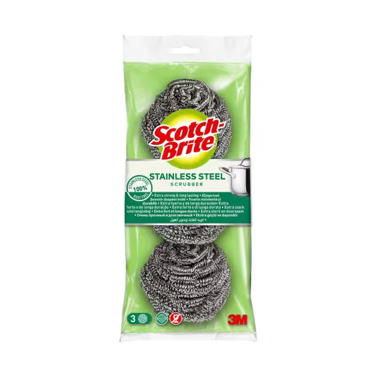 Scotch-Brite Paglietta acciaio 3 pezzi + 1 in omaggio