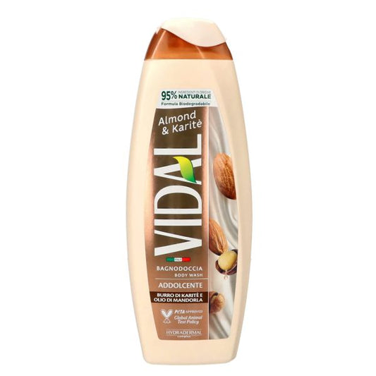 VIDAL BAGNODOCCIA 500ML NEW BURRO DI KARITÉ E OLIO DI MANDORLA