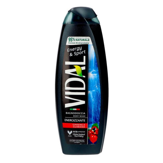 VIDAL BAGNODOCCIA GINSENG E GUARANA 500ML