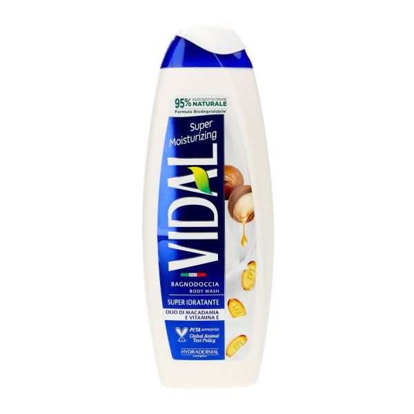 Vidal Bagnodoccia Olio di Macadamia e Vitamina 500ML bagnoschiuma VIDAL