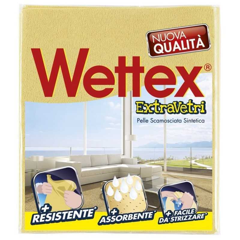Wettex Extra Vetri panno in pelle forato