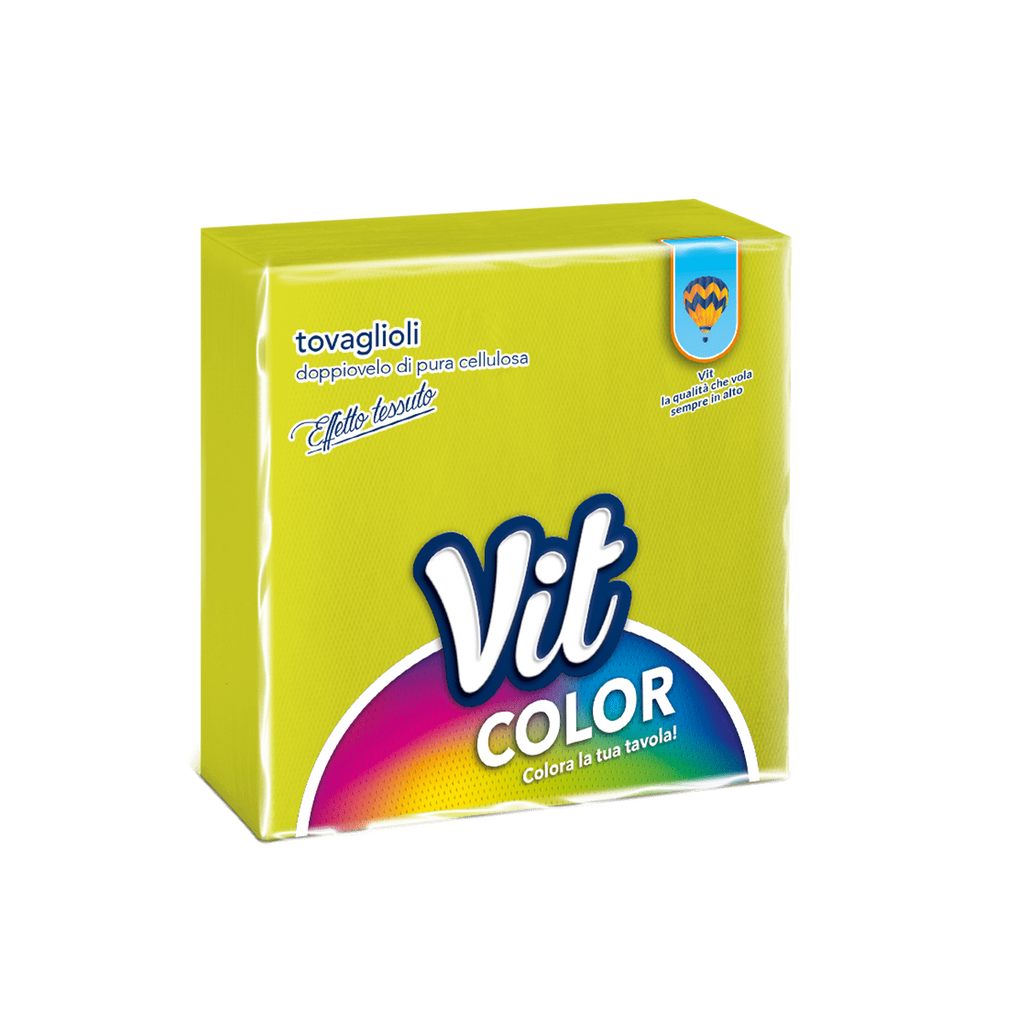 Vit Tovaglioli Colorati 33x33cm 25 Pezzi TOVAGLIOLI CARTA VIT