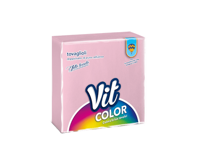 VIT TOVAGLIOLI COLORATI 2V CM.33X33 25 PZ