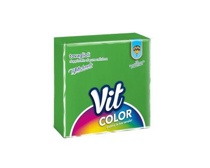 VIT TOVAGLIOLI COLORATI 2V CM.33X33 25 PZ